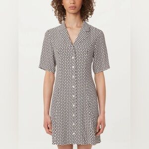 OAK + FORT Monochrome Checkered Dress